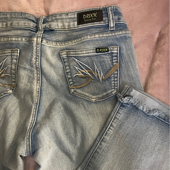 D.Rock denim capris sz 17 jr’s - Picture 3 of 6